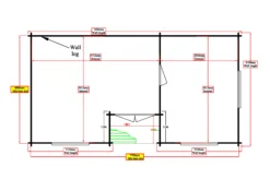Shire Elveden 26x14 Toughened Glass Apex Tongue & Groove Wooden Cabin - Base Not Included -Garden & Outdoors shire elveden 26x14 toughened glass apex tongue groove wooden cabin base not included5019804111527 02t