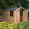 Shire Guernsey 7x10 Ft Apex Shiplap Wooden Shed With Floor