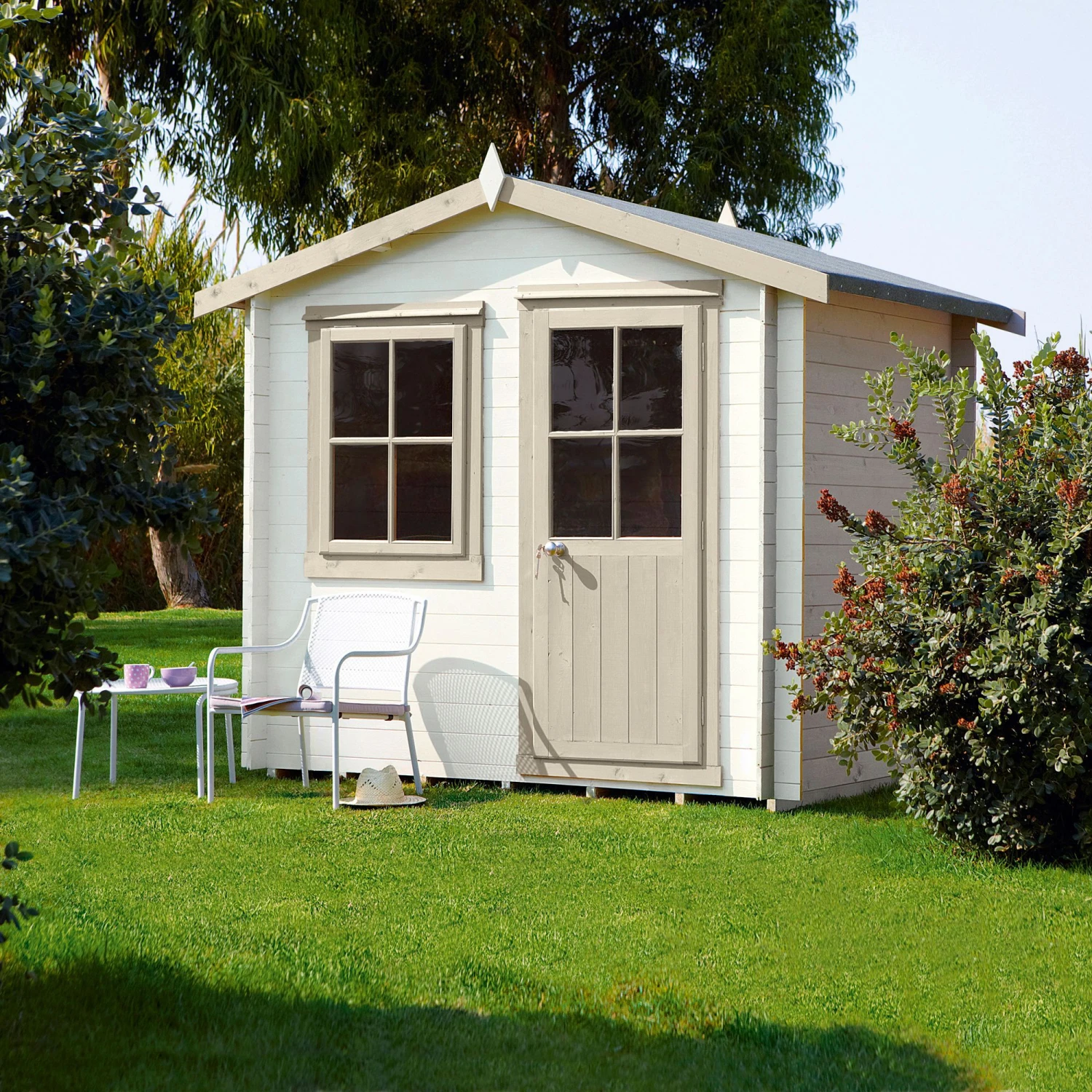 Shire Hartley 10x10 Apex Tongue & Groove Wooden Cabin (Base Included) - Assembly Service Included 5 Shire Hartley 10x10 Apex Tongue & Groove Wooden Cabin (Base Included) - Assembly Service Included - Image 5