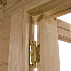 Shire Hartley 7x7 Eco Glass Apex Tongue & Groove Wooden Cabin - Base Included -Garden & Outdoors shire hartley 7x7 eco glass apex tongue groove wooden cabin base included5019804198375 38c