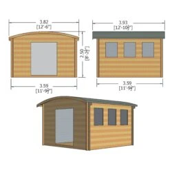 Shire Kilburn 12x12 Ft Toughened Glass Curved Tongue & Groove Wooden Cabin 5 Shire Kilburn 12x12 Ft Toughened Glass Curved Tongue & Groove Wooden Cabin -Garden & Outdoors shire kilburn 12x12 ft toughened glass curved tongue groove wooden cabin5019804119660 02t bq