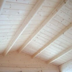 Shire Kingswood 18x20 Toughened Glass Apex Tongue & Groove Wooden Cabin - Base Not Included -Garden & Outdoors shire kingswood 18x20 toughened glass apex tongue groove wooden cabin base not included5019804194728 37c