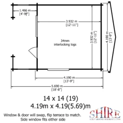 Shire Kinver 14x14 Glass Apex Tongue & Groove Wooden Cabin - Base Not Included 21 Shire Kinver 14x14 Glass Apex Tongue & Groove Wooden Cabin - Base Not Included -Garden & Outdoors shire kinver 14x14 glass apex tongue groove wooden cabin base not included5019804114191 01i bq