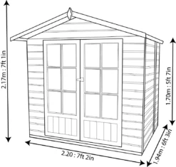 Shire Lumley 7x5 Glass Apex Shiplap Wooden Summer House - Base Not Included 16 Shire Lumley 7x5 Glass Apex Shiplap Wooden Summer House - Base Not Included -Garden & Outdoors shire lumley 7x5 glass apex shiplap wooden summer house base not included5397007006377 01t bq