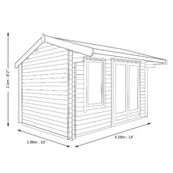 Shire Marlborough 10x14 Ft Apex Tongue & Groove Wooden Cabin With Felt Tile Roof - Assembly Service Included -Garden & Outdoors shire marlborough 10x14 ft apex tongue groove wooden cabin with felt tile roof assembly service included5019804112432 03t