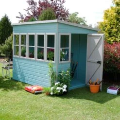 Shire Sun 8x8 Glass Pent Shiplap Wooden Summer House - Base Not Included 13 Shire Sun 8x8 Glass Pent Shiplap Wooden Summer House - Base Not Included -Garden & Outdoors shire sun 8x8 glass pent shiplap wooden summer house base not included5019804112029 01i