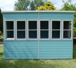 Shire Sun Pent 10x6 Ft Pent Shiplap Wooden Shed With Floor -Garden & Outdoors shire sun pent 10x6 ft pent shiplap wooden shed with floor5019804113002 02i bq
