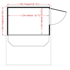 Shire Timber Bar Shiplap Wooden 6x4 Apex Garden Storage -Garden & Outdoors shire timber bar shiplap wooden 6x4 apex garden storage5019804118939 02t bq