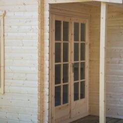 Shire Twyford 16x17 Glass Apex Tongue & Groove Wooden Cabin - Base Not Included -Garden & Outdoors shire twyford 16x17 glass apex tongue groove wooden cabin base not included5019804111497 04i bq