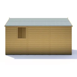 Shire Warwick 12x6 Ft Apex Shiplap Wooden Shed With Floor -Garden & Outdoors shire warwick 12x6 ft apex shiplap wooden shed with floor5019804126903 04c bq