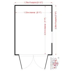 Shire Warwick 8x6 Ft Apex Shiplap Wooden Shed With Floor (Base Included) 14 Shire Warwick 8x6 Ft Apex Shiplap Wooden Shed With Floor (Base Included) -Garden & Outdoors shire warwick 8x6 ft apex shiplap wooden shed with floor base included 5019804789528 02t