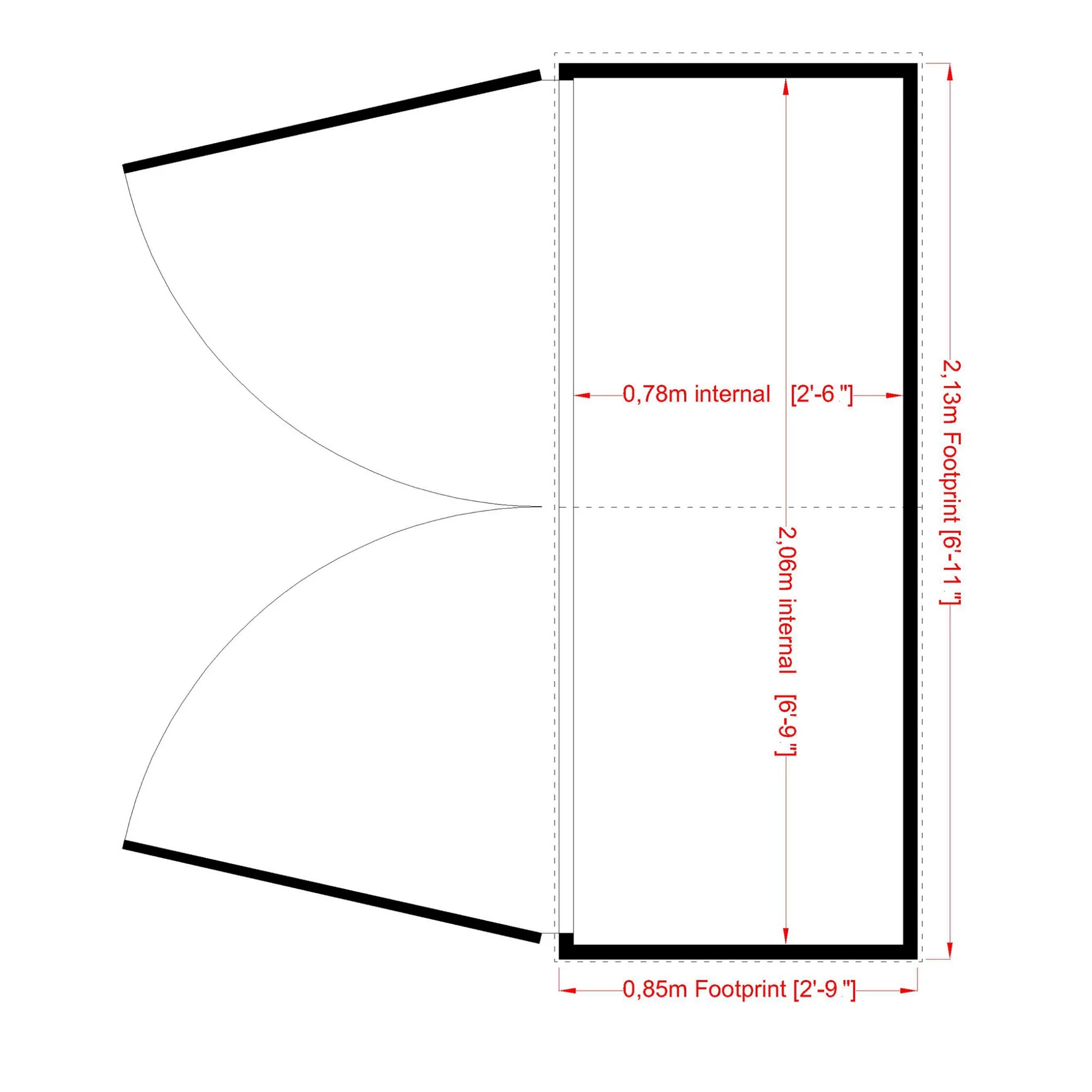 Shire Wooden Apex Bike Store 3 Shire Wooden Apex Bike Store - Image 3
