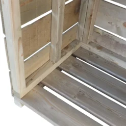 Shire Wooden Tall Log Store 7 Shire Wooden Tall Log Store -Garden & Outdoors shire wooden tall log store5060490131221 36c bq