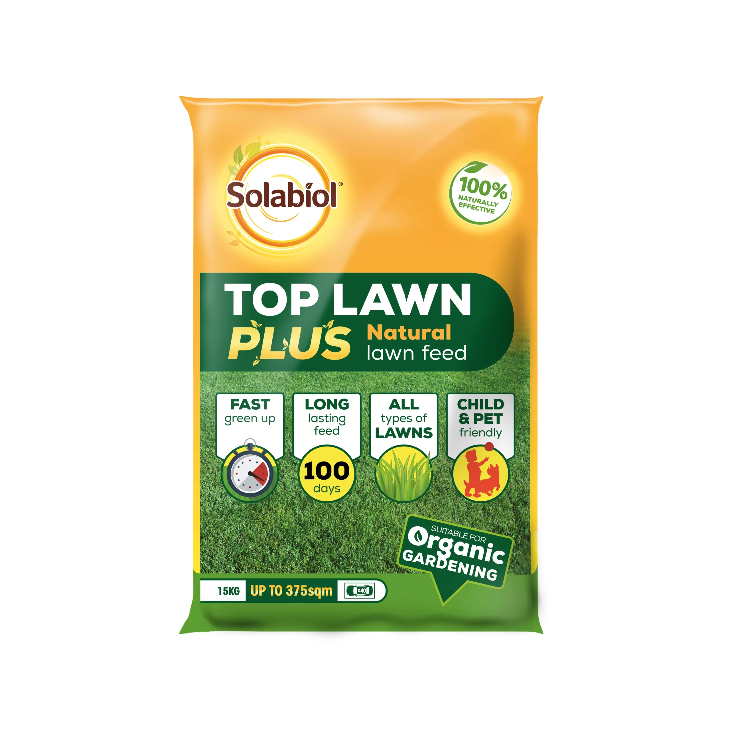 Solabiol Top Lawn Plus Lawn Treatment 375m² 15kg 1 Solabiol Top Lawn Plus Lawn Treatment 375m² 15kg