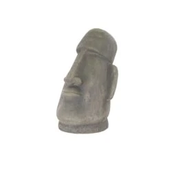 Terrastyle Grey Easter Island Head Garden Ornament (H)41.5cm
