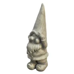 Terrastyle Grey Gnome Garden Ornament (H)44.5cm -Garden & Outdoors terrastyle grey gnome garden ornament h 44 5cm5021346520187 36c bq