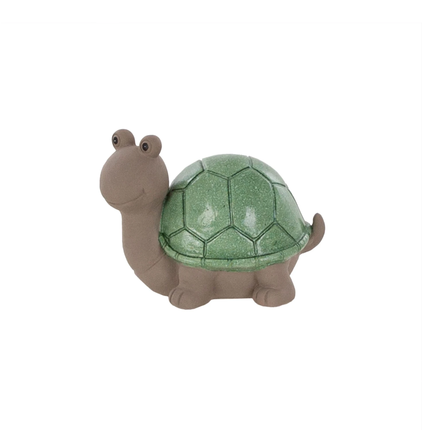 Terrastyle Grey, Green Resin Tortoise Garden Ornament (H)15cm 1 Terrastyle Grey, Green Resin Tortoise Garden Ornament (H)15cm