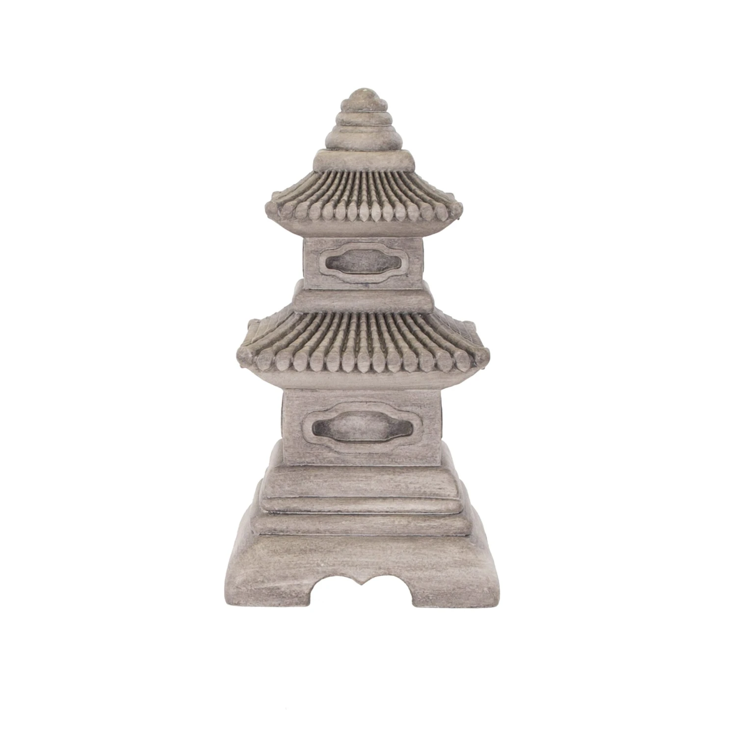 Terrastyle Off-white Temple Garden Ornament (H)44cm 2 Terrastyle Off-white Temple Garden Ornament (H)44cm - Image 2