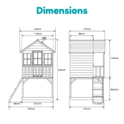 TP Toys 7.5x5 Hill Top Timber Tower Slide Playhouse Assembly Required 13 TP Toys 7.5x5 Hill Top Timber Tower Slide Playhouse Assembly Required -Garden & Outdoors tp toys 7 5x5 hill top timber tower slide playhouse assembly required5021854803185 01t bq