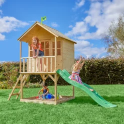 TP Toys 7.5x5 Hill Top Timber Tower Slide Playhouse Assembly Required 10 TP Toys 7.5x5 Hill Top Timber Tower Slide Playhouse Assembly Required -Garden & Outdoors tp toys 7 5x5 hill top timber tower slide playhouse assembly required5021854803185 02i bq