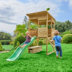 TP Toys 8x7 Tree Top Timber Tower Slide Playhouse Assembly Required 17 TP Toys 8x7 Tree Top Timber Tower Slide Playhouse Assembly Required -Garden & Outdoors tp toys 8x7 tree top timber tower slide playhouse assembly required5021854803543 04i bq