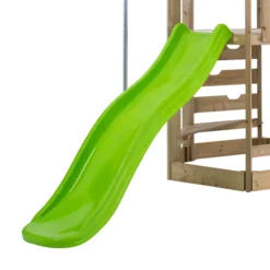 TP Toys Castlewood Brown & Green Wooden Swing Set & Slide -Garden & Outdoors tp toys castlewood brown green wooden swing set slide5021854934018 05c bq
