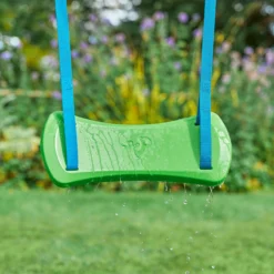 TP Toys Castlewood Brown & Green Wooden Swing Set & Slide -Garden & Outdoors tp toys castlewood brown green wooden swing set slide5021854934018 10i bq