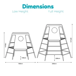 TP Toys Explorer Blue Metal Climbing Frame With Jungle Run -Garden & Outdoors tp toys explorer blue metal climbing frame with jungle run5021854908521 01t bq