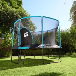 TP Toys Genius Black & Blue 12 Ft Trampoline -Garden & Outdoors tp toys genius black blue 12 ft trampoline5021854902123 02i bq