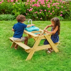 TP Toys Splash & Play Timber Sand & Water Picnic Table 10 TP Toys Splash & Play Timber Sand & Water Picnic Table -Garden & Outdoors tp toys splash play timber sand water picnic table5021854106170 01i bq