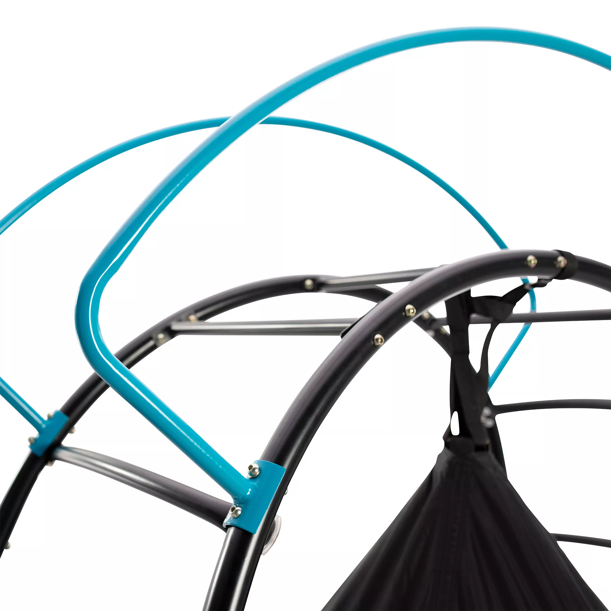 TP Toys UFO Black Metal Climbing Frame & Swing Set 3 TP Toys UFO Black Metal Climbing Frame & Swing Set - Image 3