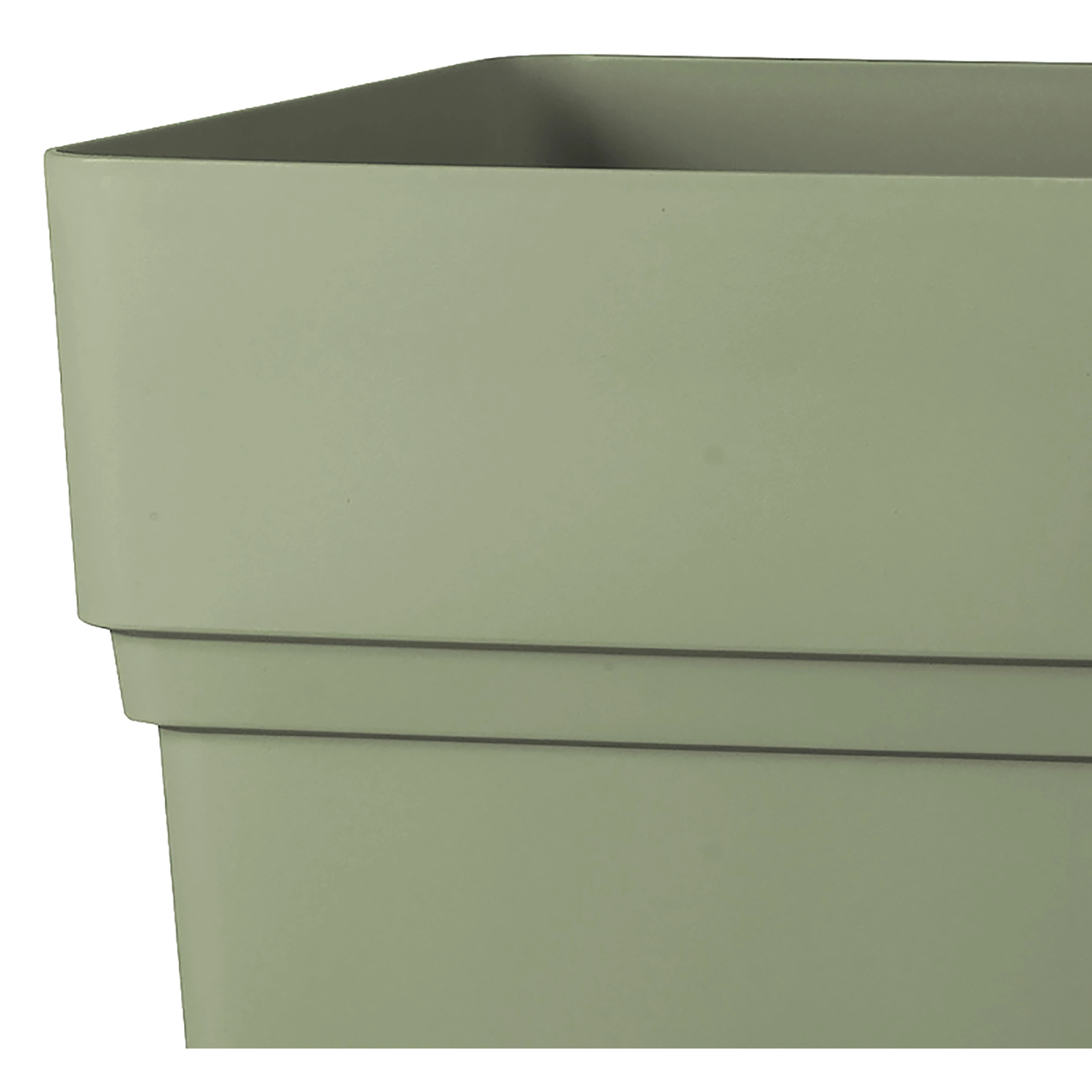 Verve Nurgul Deep Lichen Green Square Planter 2 Verve Nurgul Deep Lichen Green Square Planter - Image 2