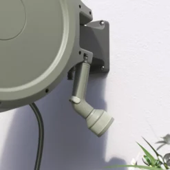 Verve Wall-mounted Auto Hose Reel Set (L)35m -Garden & Outdoors verve wall mounted auto hose reel set l 35m5059340250977 02i