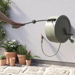 Verve Wall-mounted Manual Hose Reel Set (L)40m 12 Verve Wall-mounted Manual Hose Reel Set (L)40m -Garden & Outdoors verve wall mounted manual hose reel set l 40m5059340251004 03i