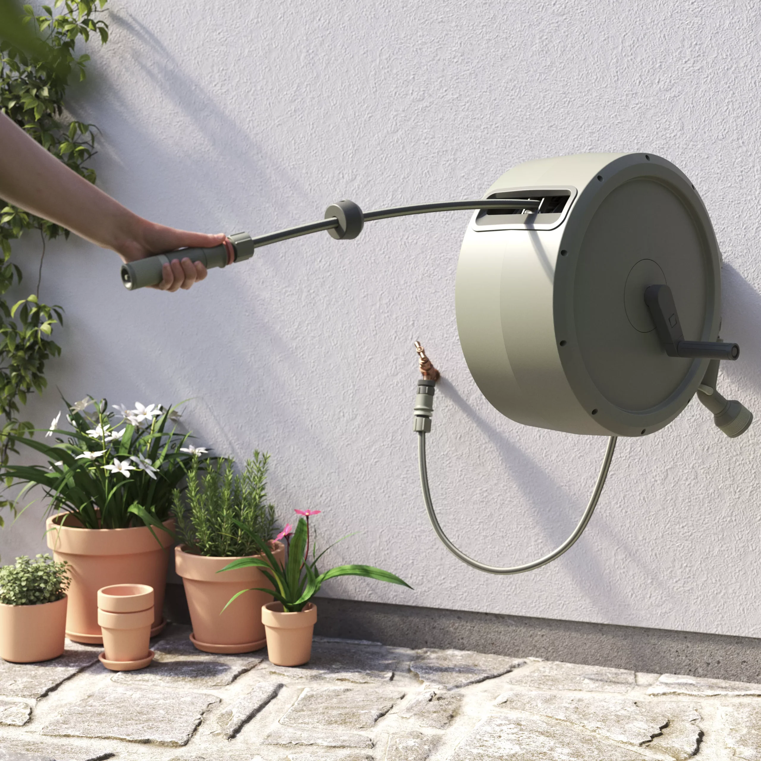 Verve Wall-mounted Manual Hose Reel Set (L)40m 5 Verve Wall-mounted Manual Hose Reel Set (L)40m - Image 5