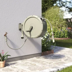 Verve Wall-mounted Manual Hose Reel Set (L)40m 13 Verve Wall-mounted Manual Hose Reel Set (L)40m -Garden & Outdoors verve wall mounted manual hose reel set l 40m5059340251004 04i