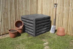 Verve Wood Effect Composter 400L -Garden & Outdoors verve wood effect composter 400l5063022039118 01i