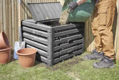 Verve Wood Effect Composter 400L -Garden & Outdoors verve wood effect composter 400l5063022039118 07i