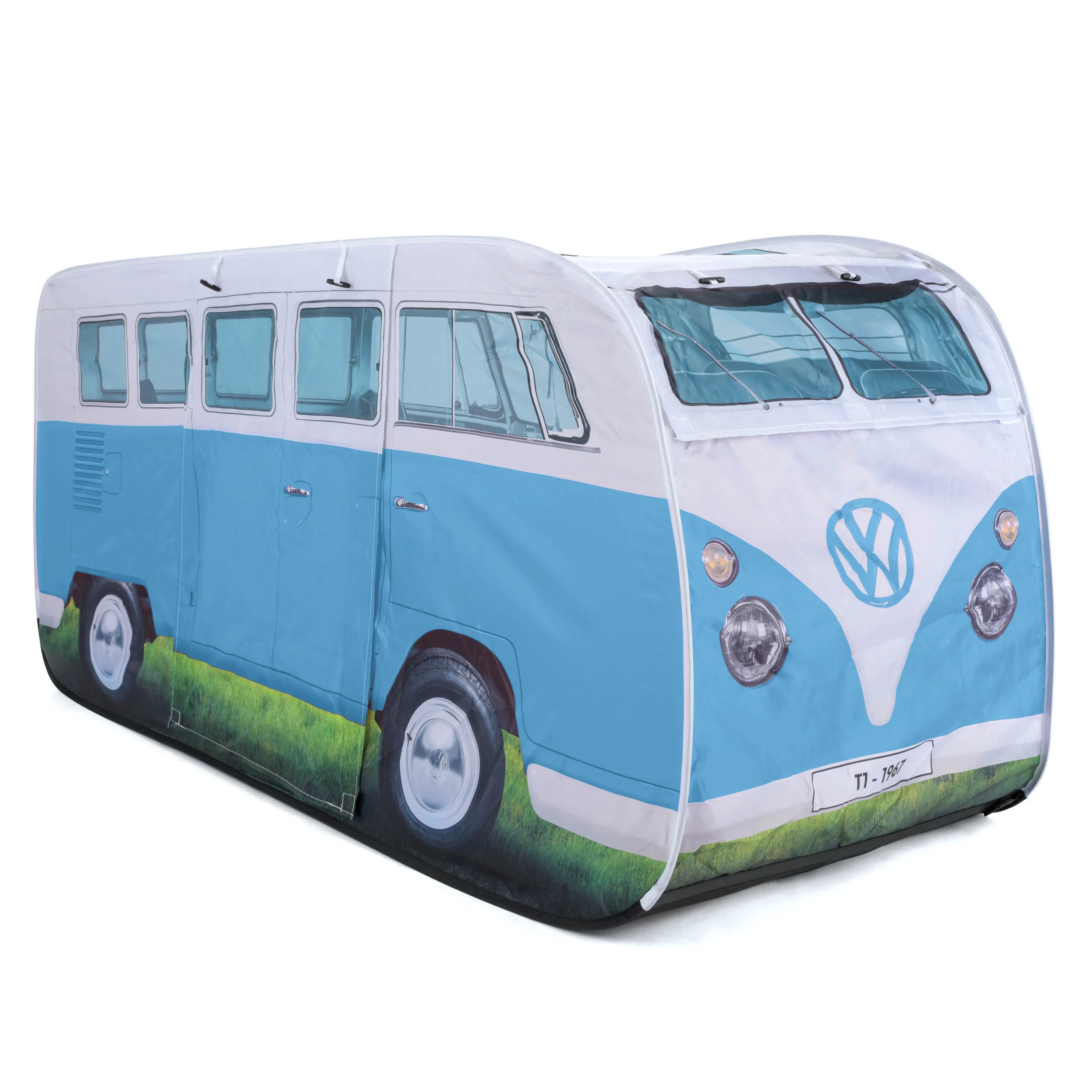 Volkswagen Blue Camper Van Pop Up Tent 1 Volkswagen Blue Camper Van Pop Up Tent