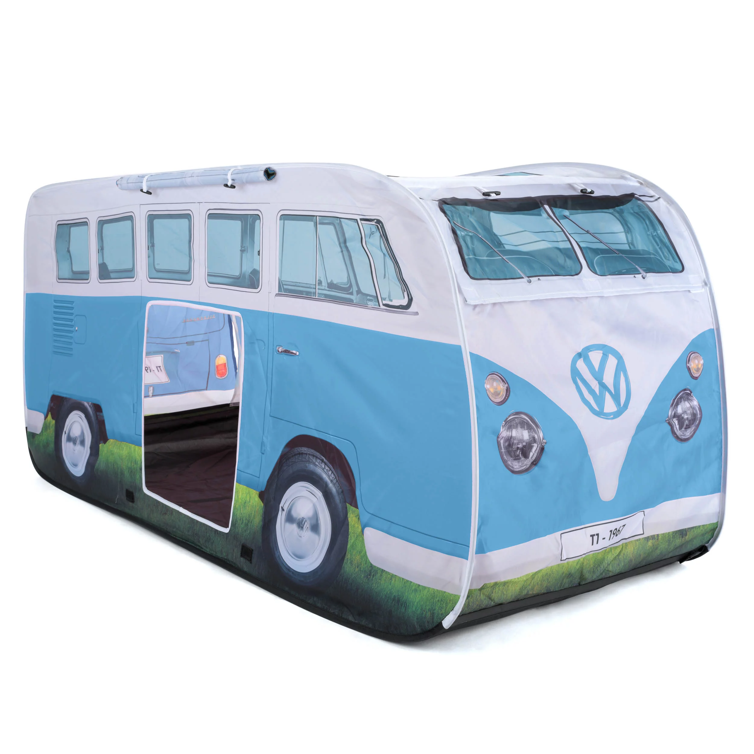 Volkswagen Blue Camper Van Pop Up Tent 2 Volkswagen Blue Camper Van Pop Up Tent - Image 2