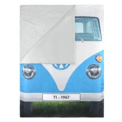 Volkswagen Camping Red & Blue Small Double Sleeping Bag -Garden & Outdoors volkswagen camping red blue small double sleeping bag5031470224943 03c bq