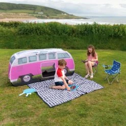 Volkswagen Pink Camper Van Pop Up Tent 21 Volkswagen Pink Camper Van Pop Up Tent -Garden & Outdoors volkswagen pink camper van pop up tent5031470224899 12i bq
