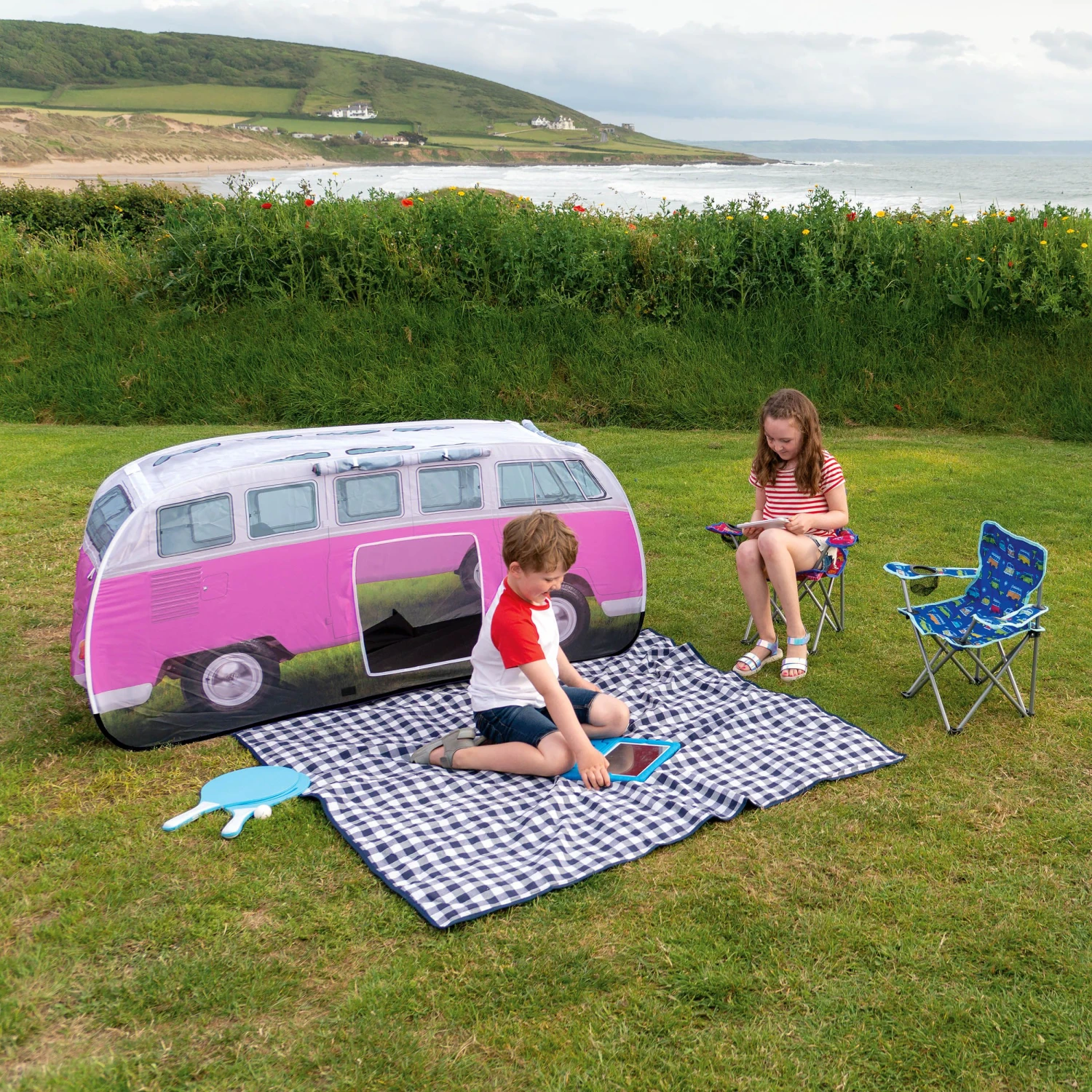 Volkswagen Pink Camper Van Pop Up Tent 11 Volkswagen Pink Camper Van Pop Up Tent - Image 11