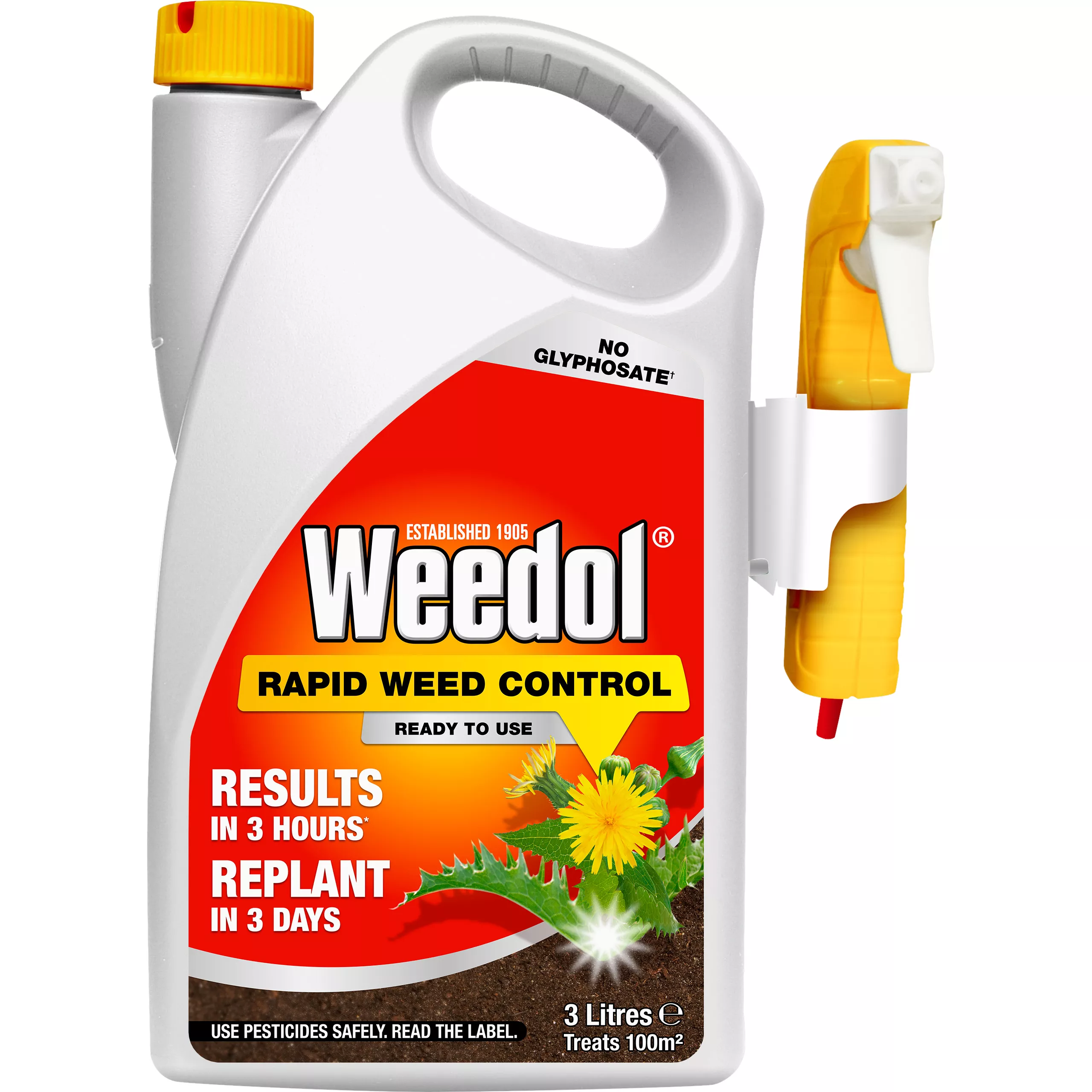 Weedol Rapid Weed Killer 3L 1 Weedol Rapid Weed Killer 3L